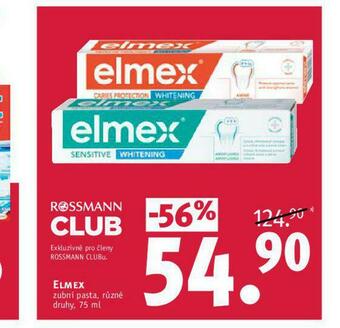 Rossmann Elmex zubní pasta nabídka