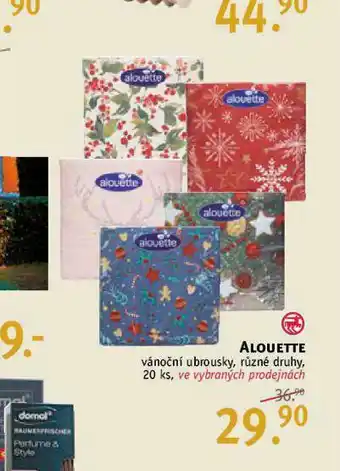 Rossmann Vánoční ubrousky nabídka