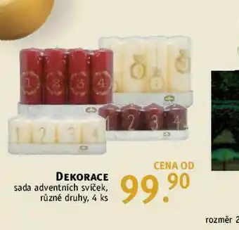Rossmann Sada advetních svíček nabídka