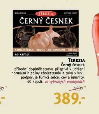 Rossmann Terezia černý česnek nabídka