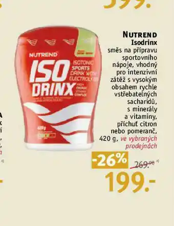 Rossmann Nutrend isodrinx nabídka