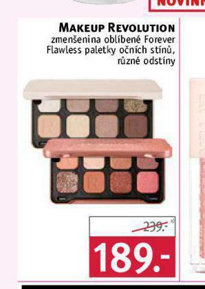 Rossmann Makeup revolution paletka očních stínů nabídka