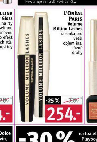 Rossmann Loreal paris řasenka nabídka