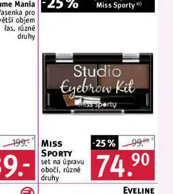 Miss sporty set na úpravu obočí