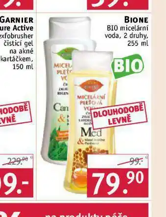 Rossmann Bione bio micelární voda nabídka