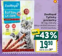 Billa ZOOROYAL Tyčinky pro kočky nabídka