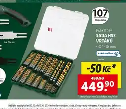 Lidl Sada hss vrtáků nabídka