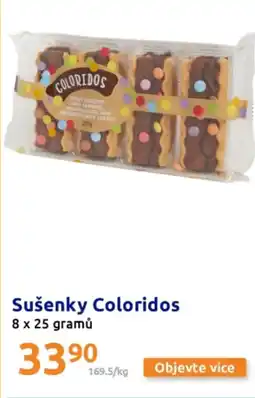Action Sušenky Coloridos nabídka