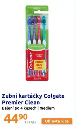 Action Zubní Kartáčky Colgate Premier Clean nabídka