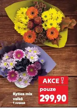 Kaufland Kytice Mix Velká nabídka
