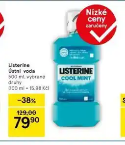 Tesco Listerine ústní voda nabídka