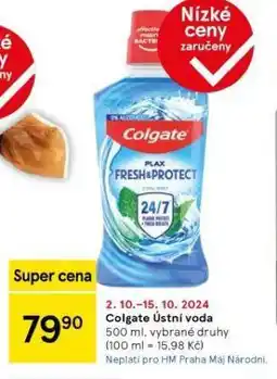 Tesco Colgate ústní voda nabídka