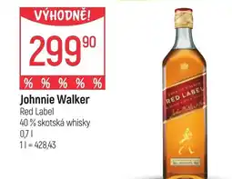 Globus JOHNNIE WALKER nabídka