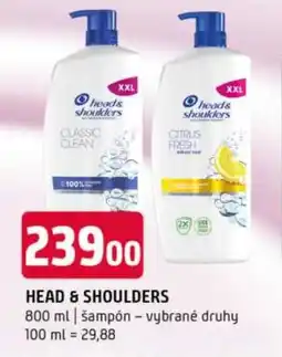 Terno HEAD & SHOULDERS nabídka