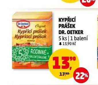 Penny Market Dr. oetker kypřicí prášek nabídka