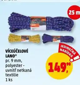 Penny Market Víceúčelové lano nabídka