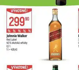 Globus Johnnie walker nabídka