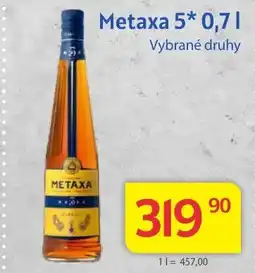 Kubík potraviny METAXA 5 nabídka