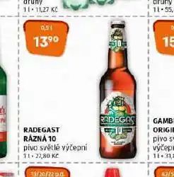 Terno Pivo radegast rázná 10 nabídka