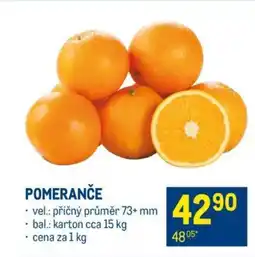 Makro Pomeranče nabídka