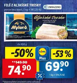 Lidl Filé z Aljašské Tresky nabídka