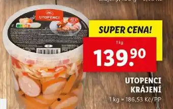 Lidl Utopenci Krájení nabídka