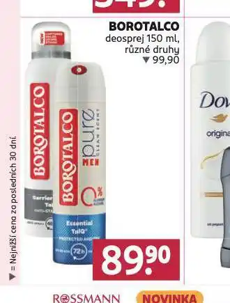 Rossmann Borotalco deosprej nabídka