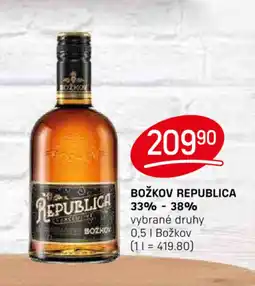 Flop BOŽKOV REPUBLICA 33% -38% nabídka