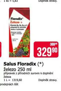 Teta Salus floradix železo nabídka