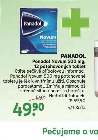 Rossmann Panadol nabídka