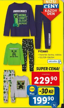 Lidl Pyžamo nabídka