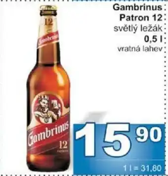 Jip GAMBRINUS Patron 12 nabídka