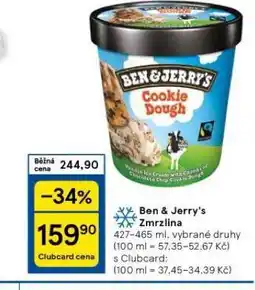 Tesco Zmrzlina ben & jerry's nabídka