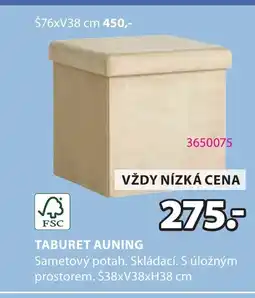 JYSK Taburet Auning nabídka
