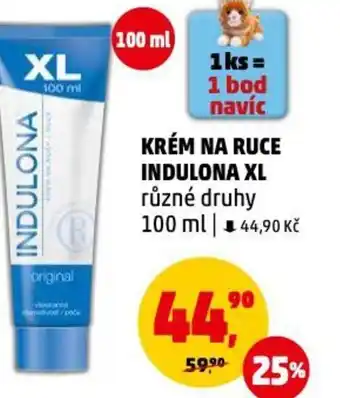 Penny Market Krém na ruce INDULONA XL nabídka