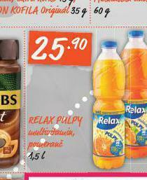 Terno Relax pulpy nabídka