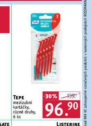 Rossmann Tepe mezizubní kartáčky nabídka