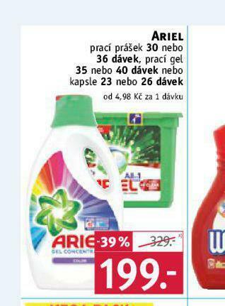 Rossmann Ariel prací prostředek nabídka