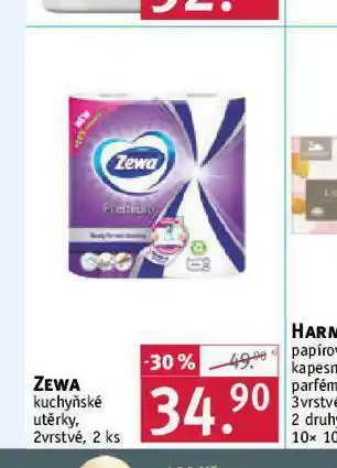 Rossmann Zewa kuchyňské utěrky nabídka