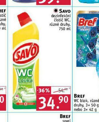 Rossmann Savo dezinfekční čistič nabídka