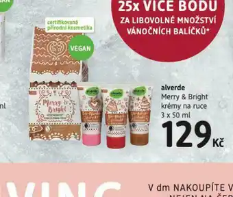 dm drogerie Alverde krémy na ruce nabídka