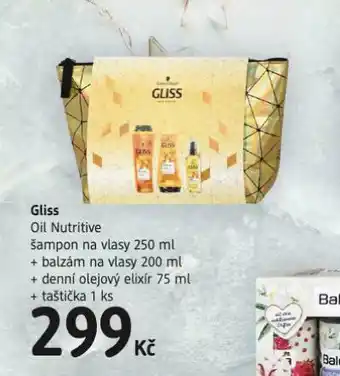 dm drogerie Gliss oil nutritive dárková taška nabídka