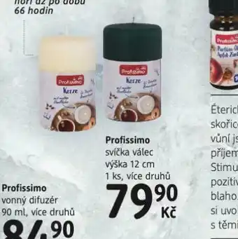 dm drogerie Profissimo svíčka válec nabídka