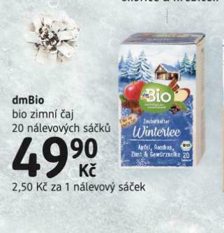 dm drogerie Dmbio zimní čaj nabídka