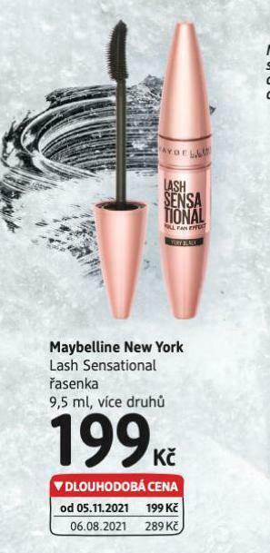 dm drogerie Maybelline řasenka nabídka