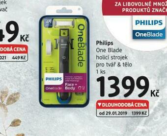dm drogerie Philips one blade holicí strojek nabídka
