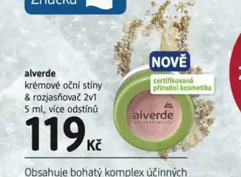 dm drogerie Alverde krémové oční stíny nabídka