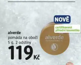 dm drogerie Alverde pomáda na obočí nabídka