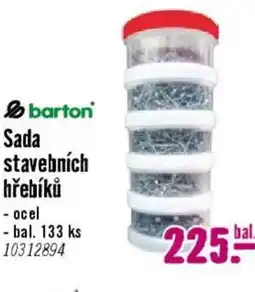 Hornbach Barton Sada stavebních hřebíků nabídka