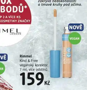 dm drogerie Rimmel veganský korektor nabídka